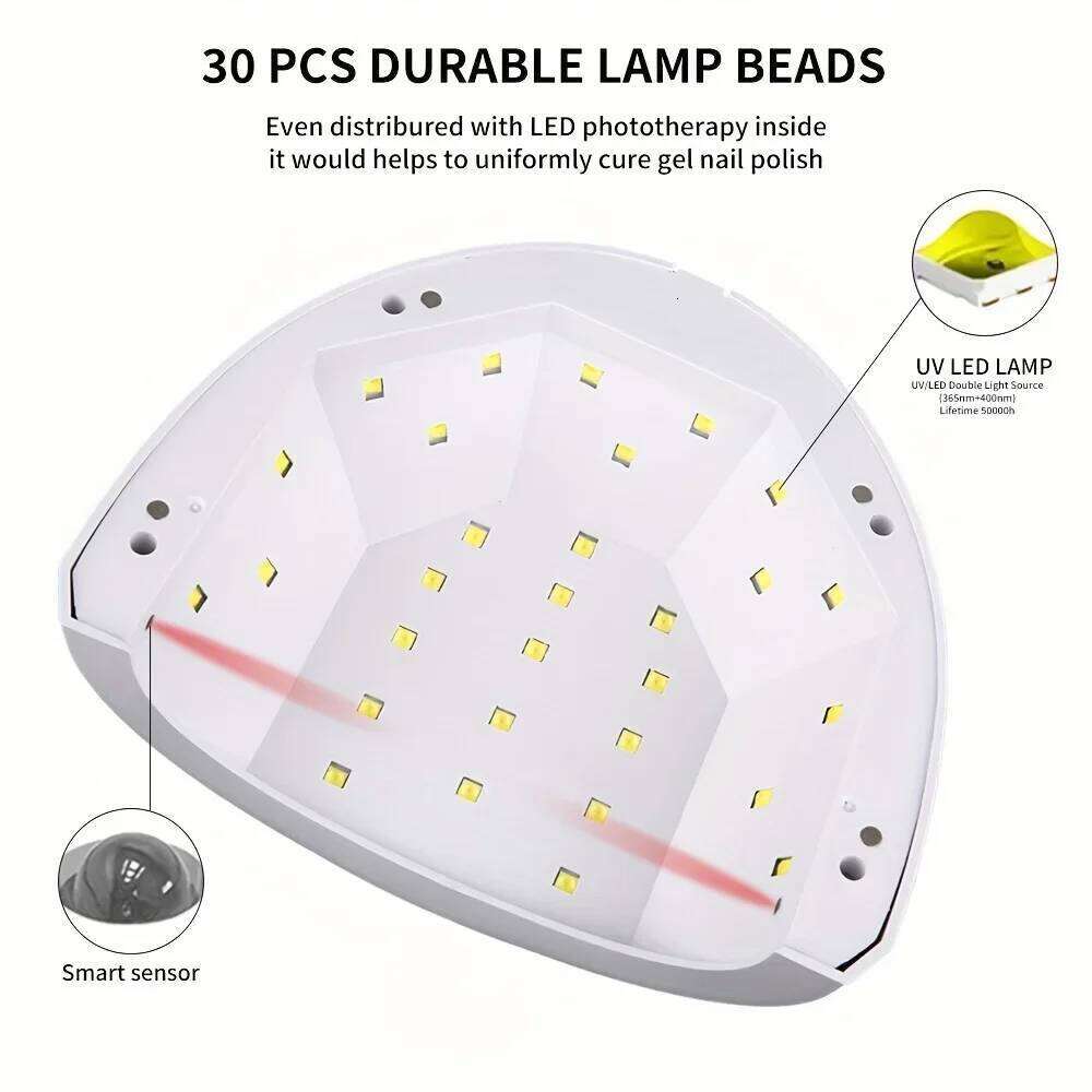 SUN 1s UV Dryer Gel Polish Drying 48W LED 30 Beads Uv Led Lamp Phototherapy Tool Nail Art hine X250710
