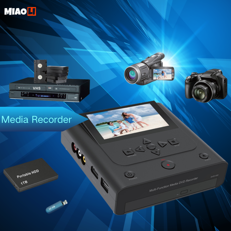 Compact All-In-One Multimedia Device: HDMI/DVD + USB + AV Connectivity