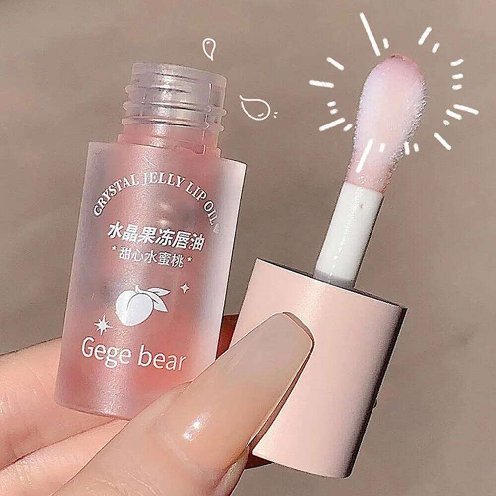 Gege Bear Crystal Jelly Fruit Lip Oil Peach Grape Avacado Hydrating Moisturizing Nourishing And Lightening Lips Line X250710