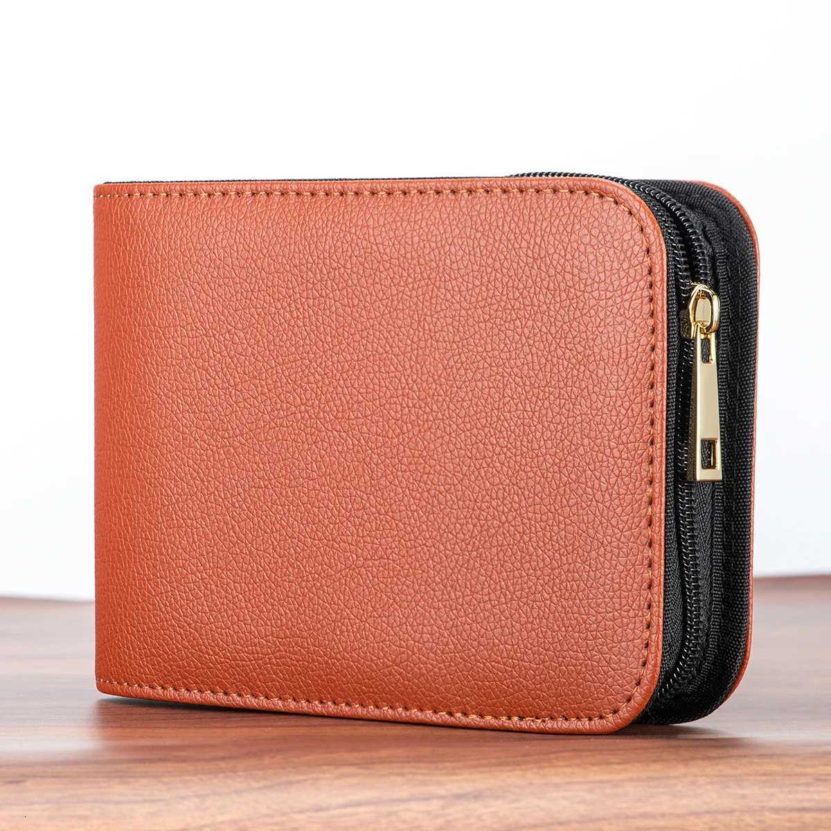 Brown PU Leather Fountain Pen Case Pencil Case 12 Slots Pouch Bag Case for Roller Ball Point Office School y250709