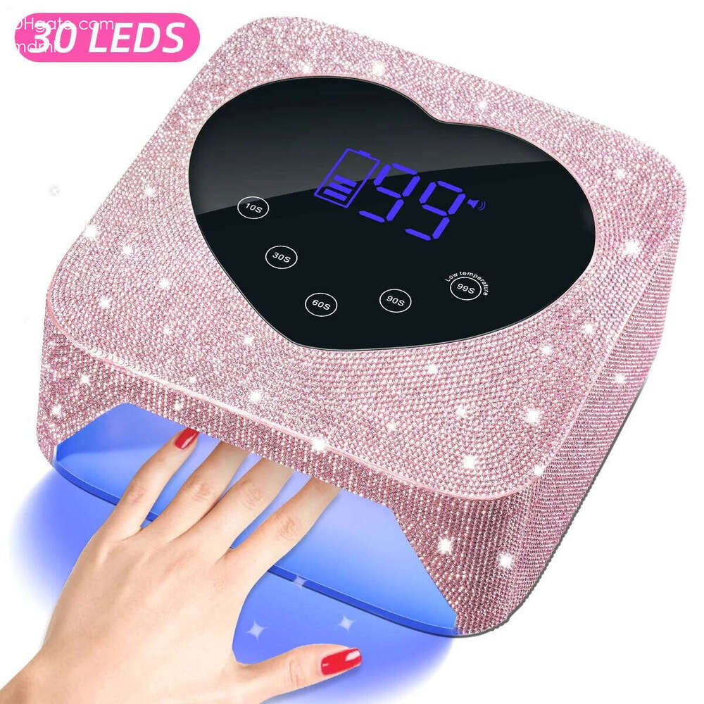 Rechargeable LED Nail 30LEDS Cordless UV Light Nails Professional Curing Lamp For Gel With Touch Screen Salon Tools X250710