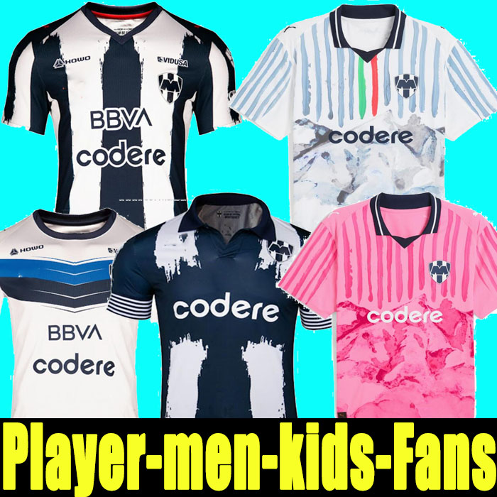 Sergio Ramos 2025 2026 CF Monterrey CANALES Soccer Jerseys 25 26 Rayados R.FUNES MORI E.AGUIRRE MEZA R.AGUIRRE ROMO G.BERTERAME V.GUZMAN football men and kids shirt 80th
