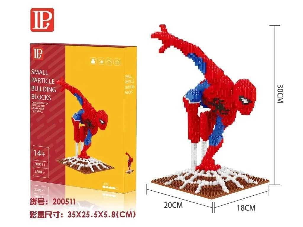 Disney Spiderman Hulk Building Block Iron Man Rocket Raccoon Super Heroes Assembled 3D Model Captain America Mini Brick Figures Toys Z250710