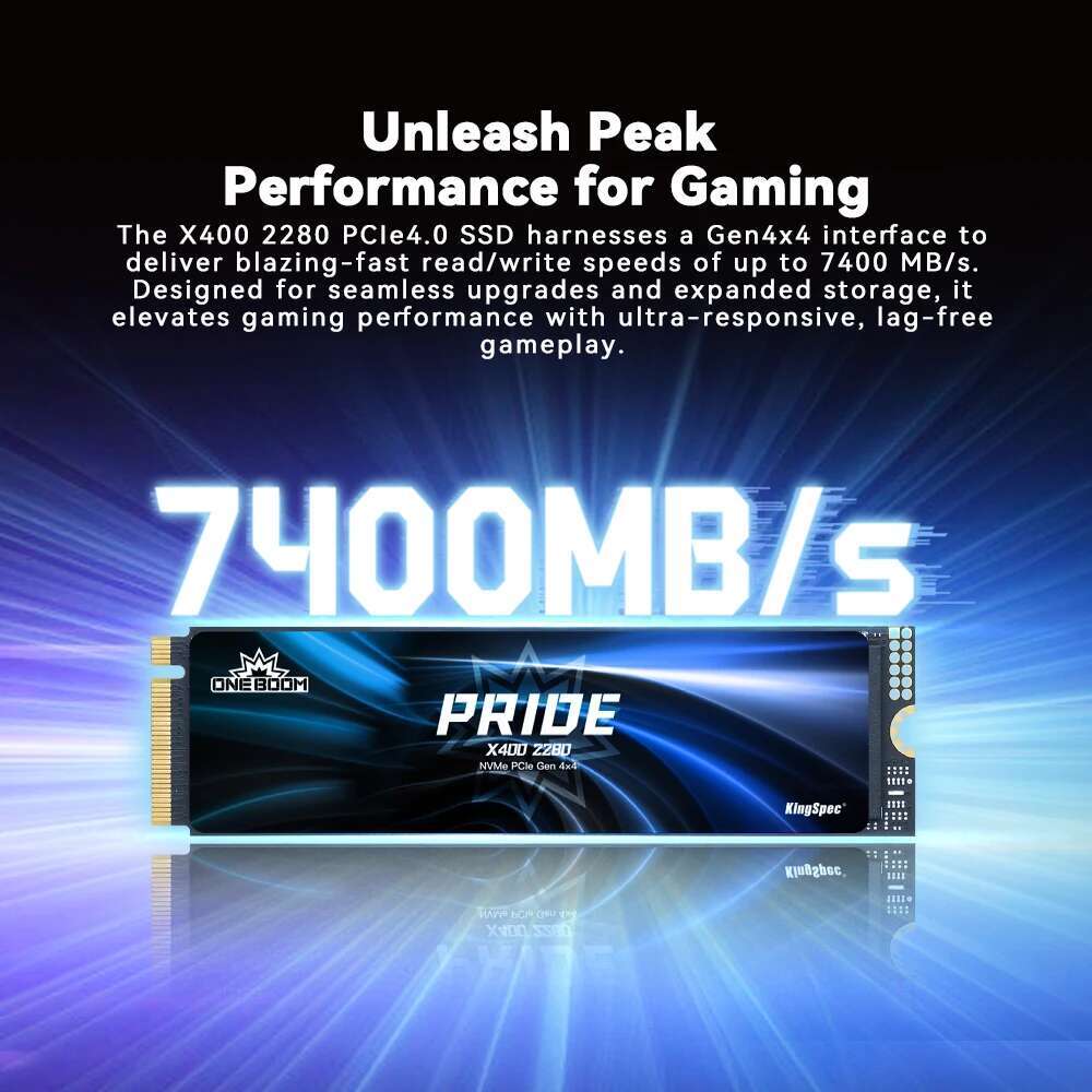 KingSpec SSD M2 PCIe4.0 Gen4 1TB 2TB 4TB NVMe Drive M.2 2280 NVMe Hard Disk Drive Internal Solid State Drives for PS5 Notebook