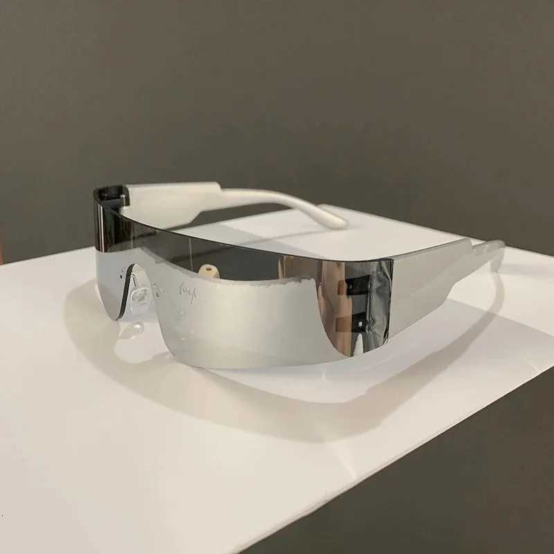 One-pieces Sunes Men Wen Fashion Rimss Punk Mticolor Ma S Eyewear New Trendy Fa UV400 Sun es W250709