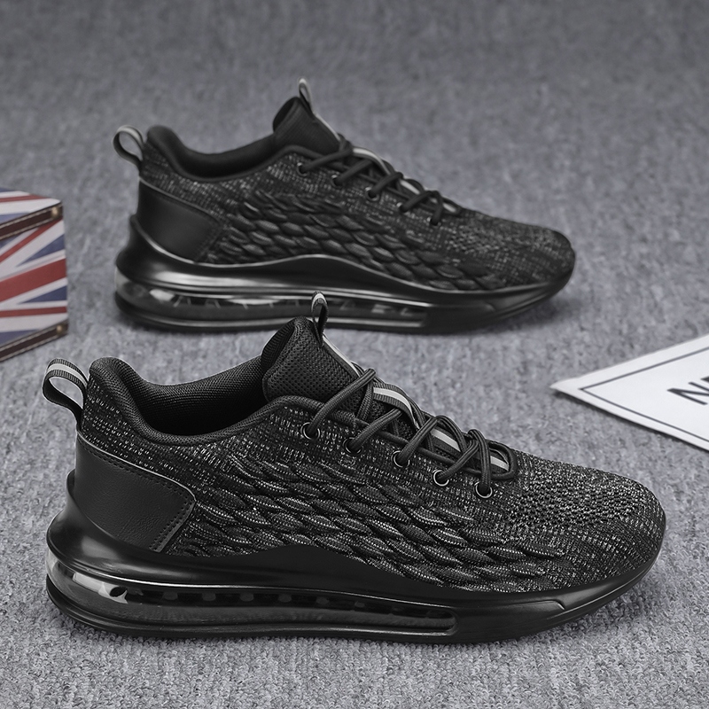 9021- Summer 2025 New Fashionable Sports Mesh Shoes Casual Shoes Men's Breathable Odor proof Sports Shoes Men's Air Cushion Shock Absorbent 