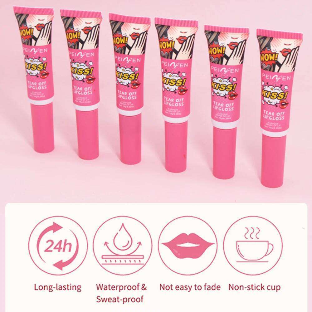4 Colors Tattoo Magic Stain Tint Long Lasting Lip Gloss Sets for Women Peel Off Colored Matte Sexy Color X250710
