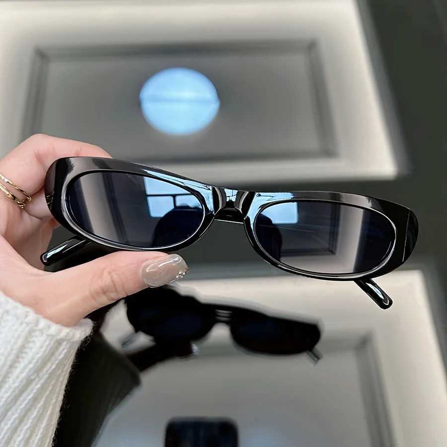 Brand Small Square Sunes Wen Fashion Designer Sun es Ma Fa Vintage Black Ladies Traveling Sty W250709