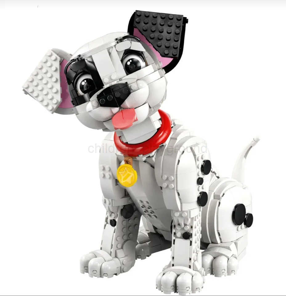 Disney Lion King Simba 43247 43269 101 Dalmatians Dog Building Block Series Adult Children Boys and Girls Assembly Toy Model Party W250710