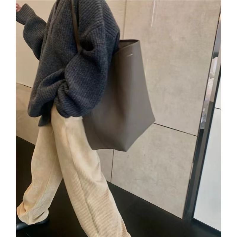 Bucket Bag 2025 New Bucket Bag Premium Single Shoulder Large Capacity Commuter OL Tote Bag