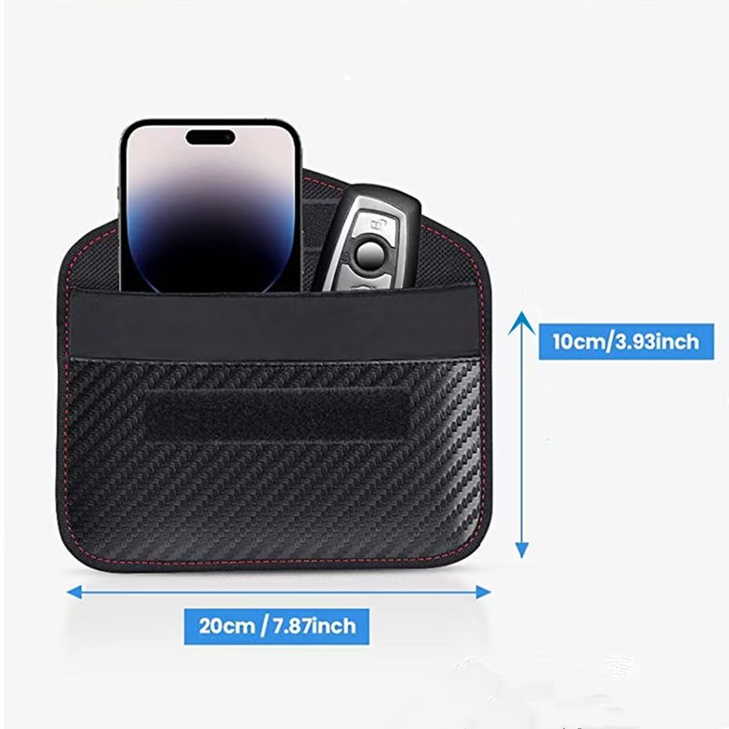 car new design antitheft rfid signal blocking bag for metal detector protection