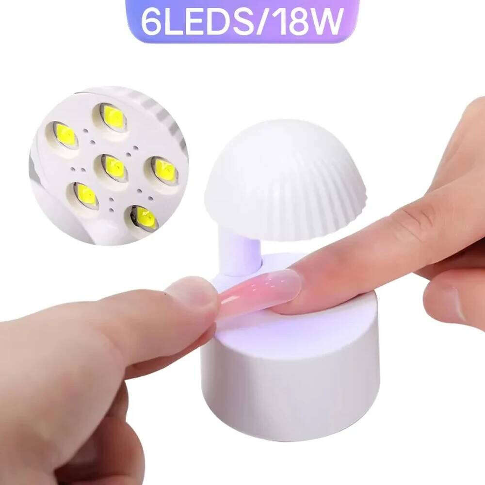 YIKOOLIN Mini UV LED Lamp for Nails Smart Sensor Portable Manicure Light DIY Nail Art & Gel Polish Extension X250710