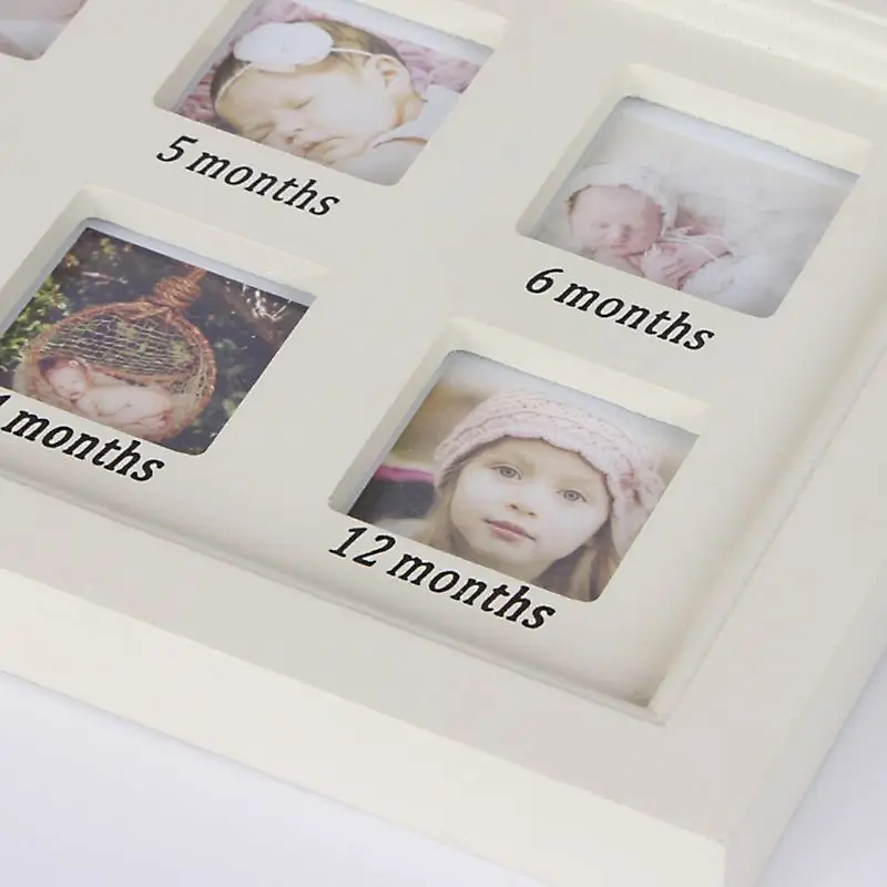 My First Year Baby Photo Frame Home Decoration Creative Diy Memory Newborn 12 Month Growing Picture Holder Souvenirs Supplies H260306