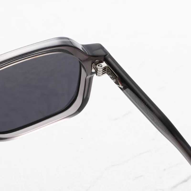 New Brand Mens UV Protection Thick Handmade Sun Glasses Acetate Large Square for Mens High Quality Designer Sunglasses W250709