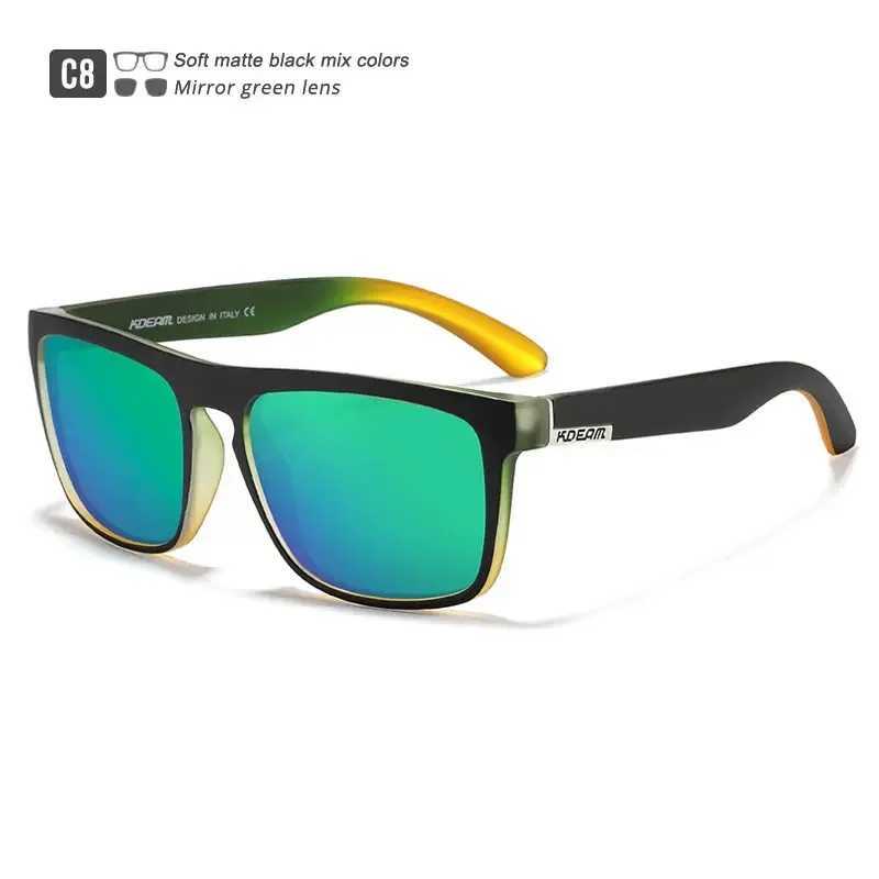 Outdoor Sport Square Myopia ns Prescription Sunes Men Polari Driving Anti-Glare Myopes Lunettes 0 -0.5 -0.75 To -6.0 W250709