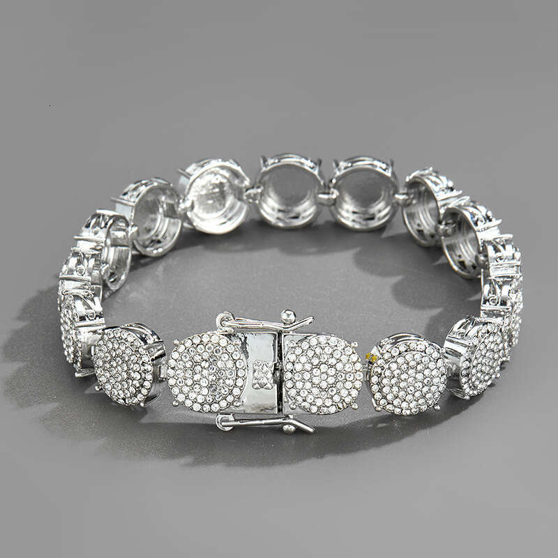 Trendy Accessories Hip-Hop Full Dia Versatile 13mm Men's New High-End Cuban Chain Necklace