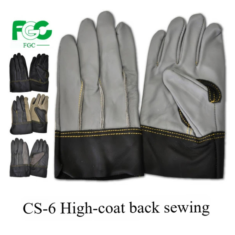 Thickened wear-resistant and scalding-proof gloves are specially used for high-temperature and labor protection gloves of cattle scalp welders.