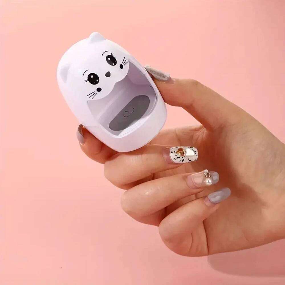 LULAA UV Nails Gel Polish Dryer with Cute Shape Small and Portable LED Nail Light for Fingernail Artists DIY X250709