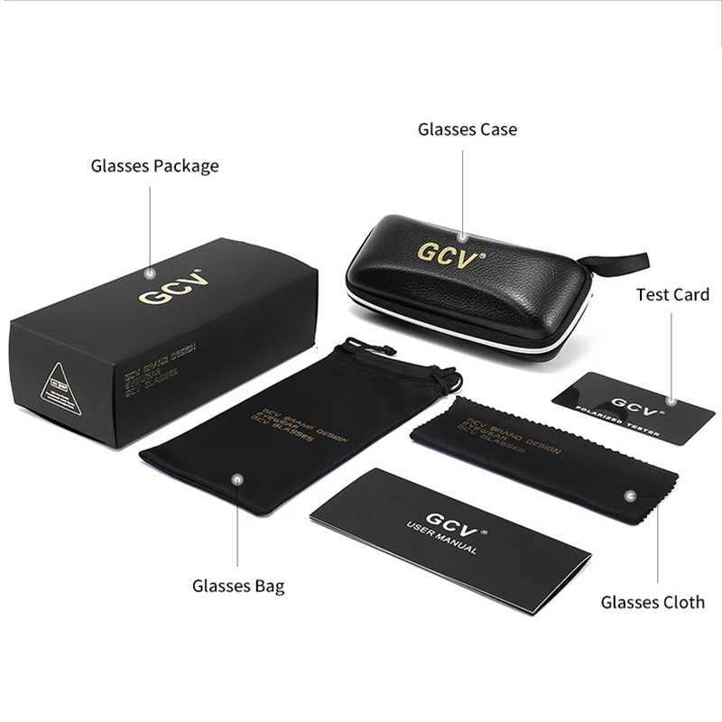 2025 GCV Polari Lady Sunes Cat Eye Fashion Sun es Luxury Wan Fa Brand tralight Fe Tourism Party isu W250709