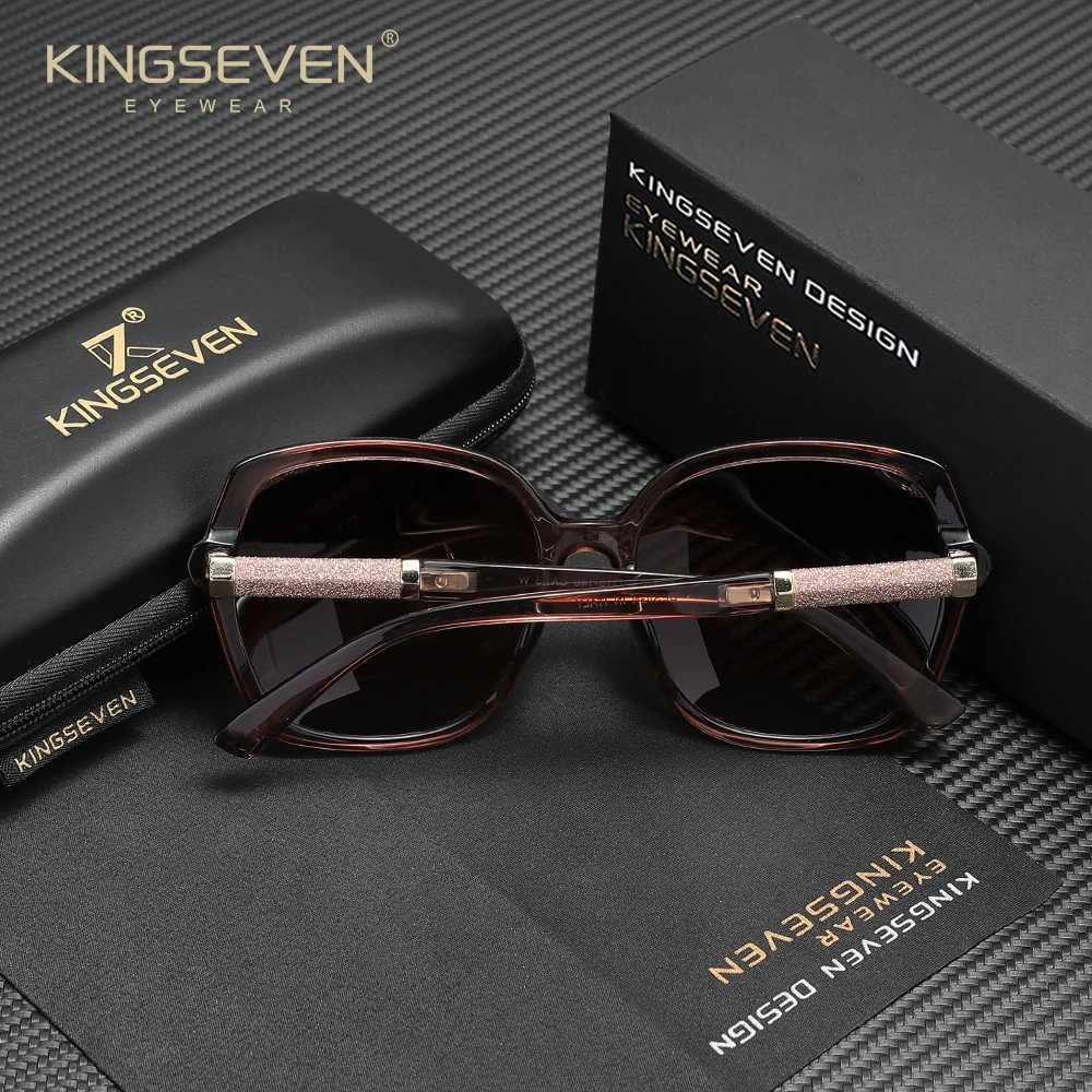 KINGSN Oversized Sunglasses for Women Travel Ice Polari UV400 Eyewear Sunglasses for Ladies Eyewear Accessories W250709
