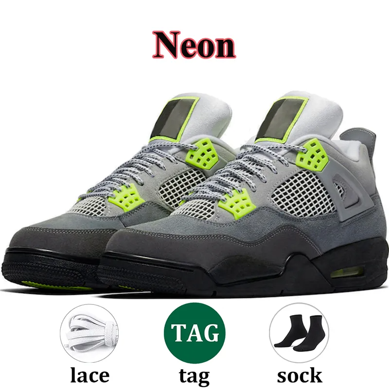 Designer Shoes Mens 4 4s Basketball Shoes Sneakers Military Black Cat Pine Green Seafoam White Oreo Red Thunder Bred Cacao Cherry 11 11s j11 UNC Cool 