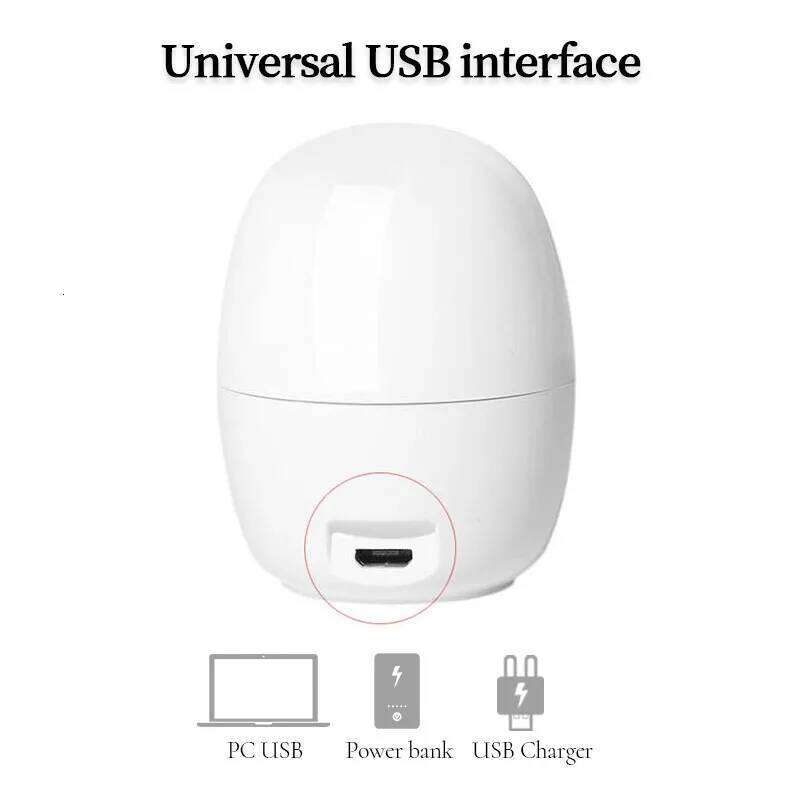 Dryer Lamp USB UV LED 6W MINI Pink Egg Cat Designs Drying Timing Light Fast Dry Curing Nail Manicure hine For Gel X250710