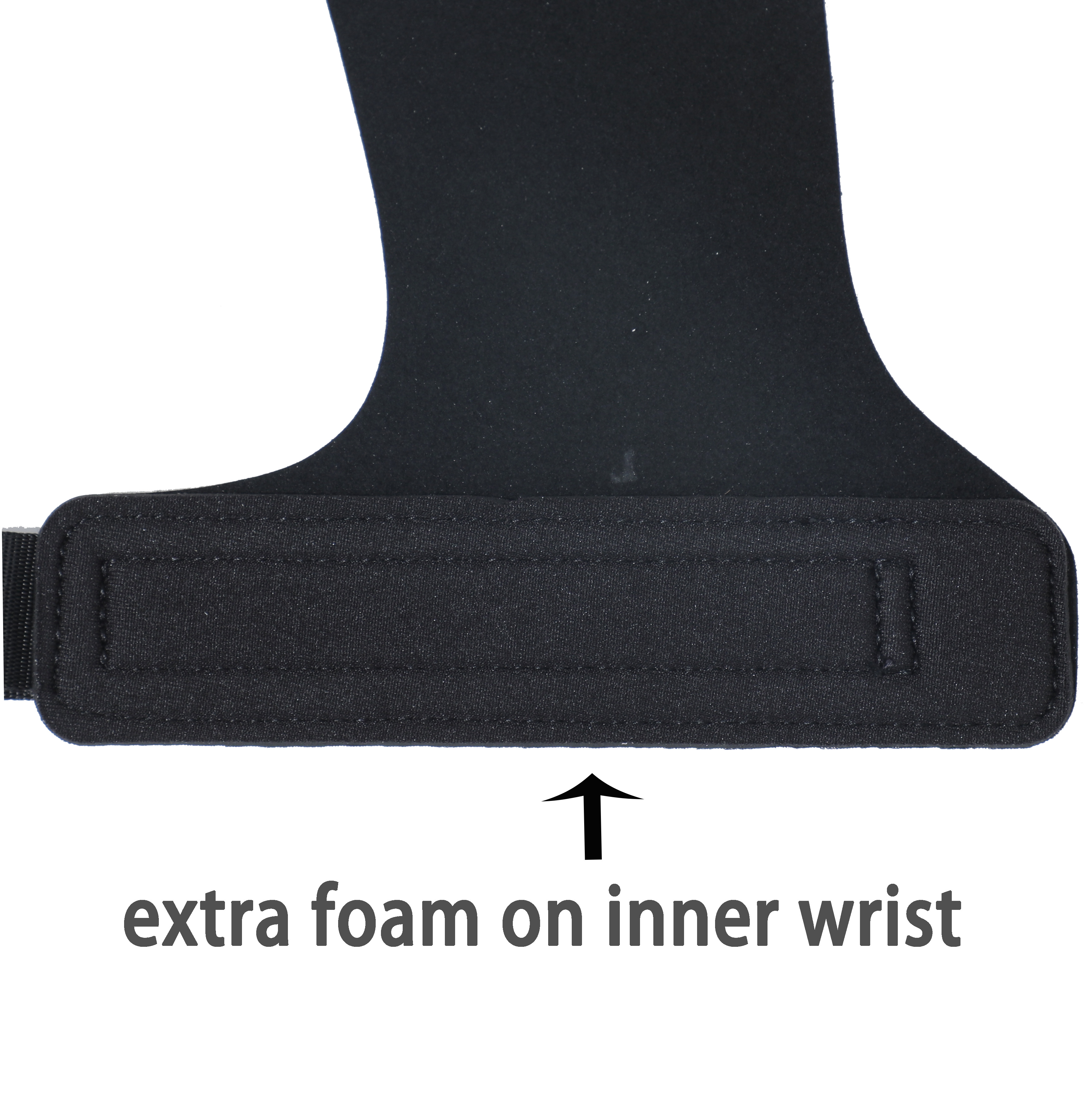 A Pair of Hypalon No-hole Hand Grips for Crossfit Pull-ups Cross Training Gymnastics WODS Weightlifting Palm Protector