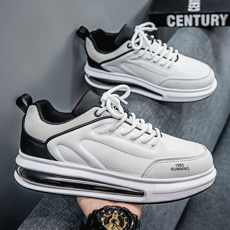 9020- New Forrest Gump Shoes Men's Trendy Brand Soft Bottom Comfortable Running Sports Leisure Height Increasing Korean Version Board Shoes Dad S