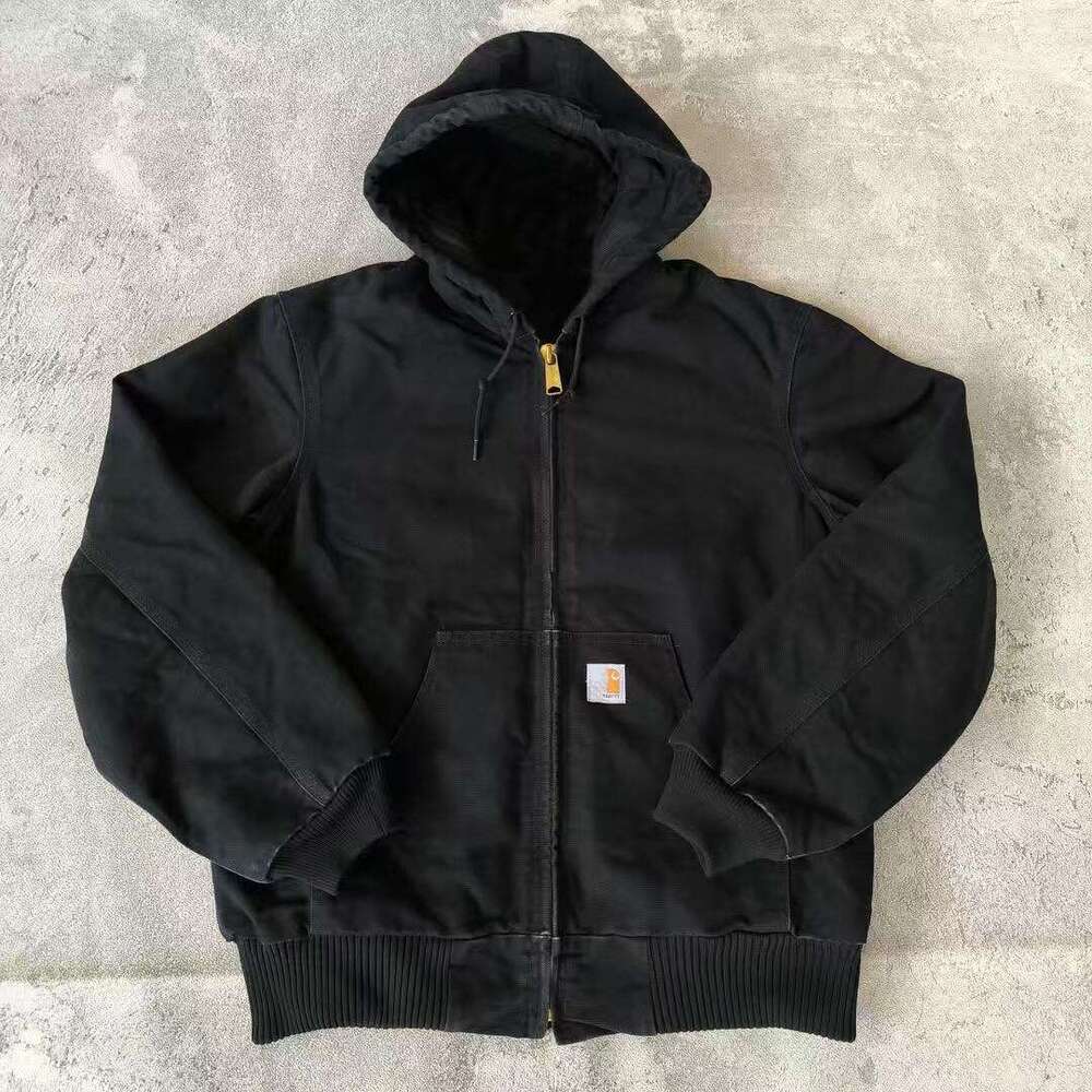 Carharttitys Designer Carharttitys Hoodie Men's Full-Zip Fleece Hoodie Designer Jacket Long Sleeve Graphic Jacket Goth Sweatshirt carharttwomen jacket 60c