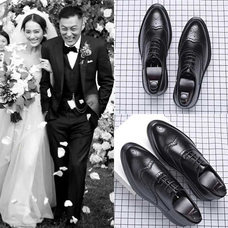 Italian Dress Mens Shoes Oxford Men Casual Luxury Designer Office Pointed Toe Black Corporate Wedding Shoes for Men 2023 XJ250710