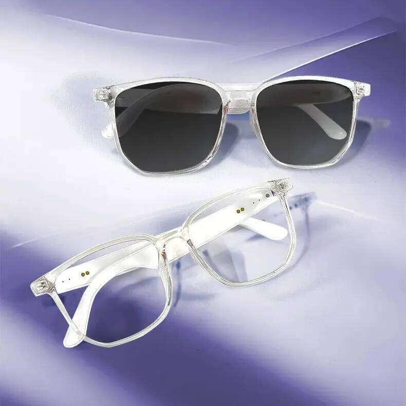 Designer Brand GS Men's BT Headphones Outdoor Sports UV Anti-Blue Lenses IPX Smart Glass Sunglasses