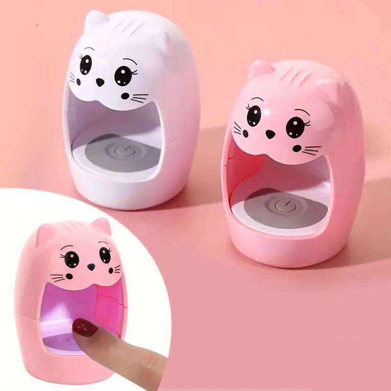 LULAA UV Nails Gel Polish Dryer with Cute Shape Small and Portable LED Nail Light for Fingernail Artists DIY X250709