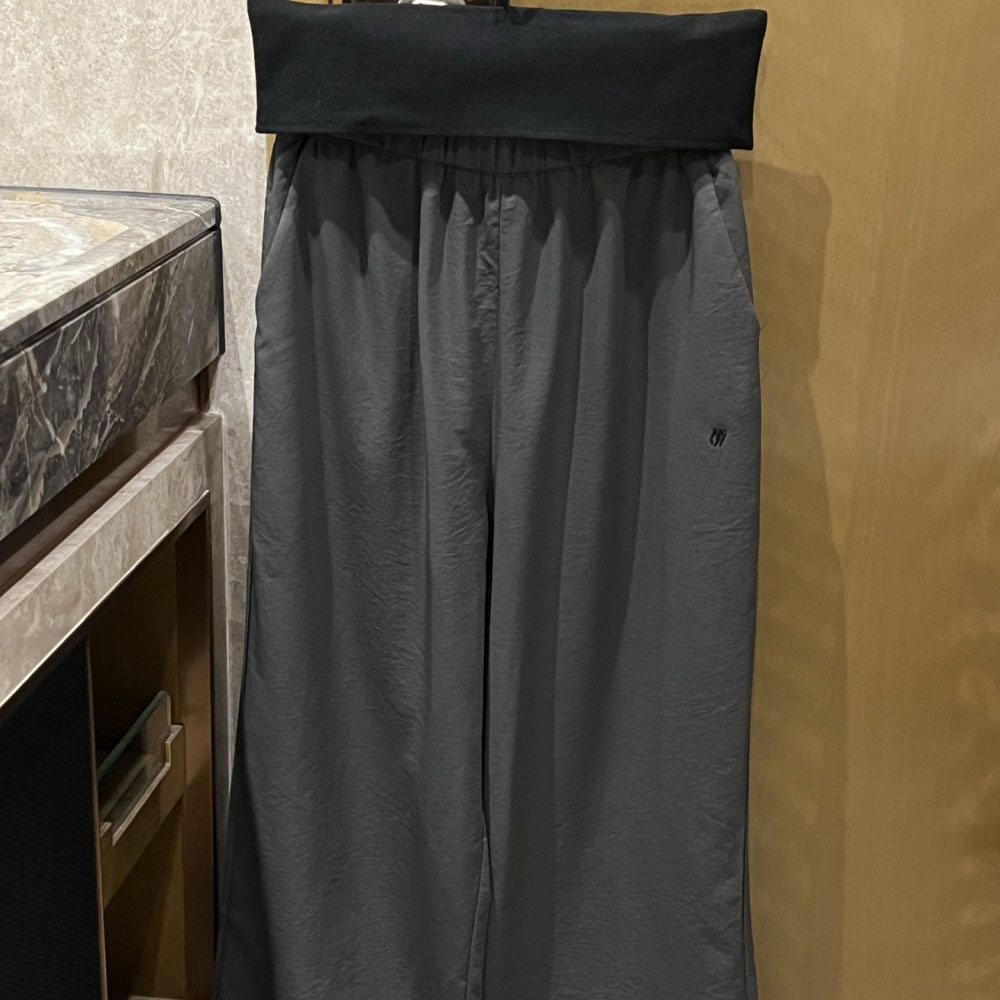 Wide Leg Pant Women 4 Color Embroidery Sun Protective Casual Style Cargo Pants Light Weight Trousers Z260314