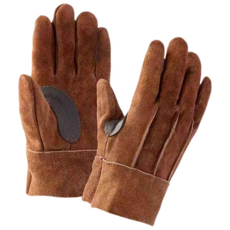 Extra soft cow leather gloves Anti-Slip Thick Bull Skin Work Gloves For High Temperature Jobs & Industrial Use Workers' protective gloves
