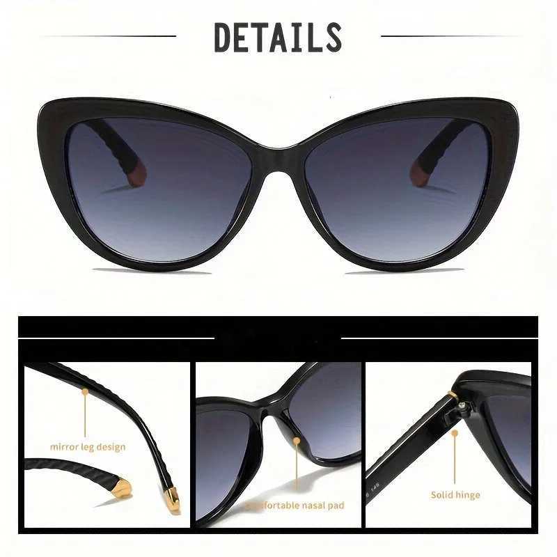 Vintage Cat Eye Sunglasses Wen Flower Fe Gradient Sunglasses Fa Brand Designer Retro S Fashion Sun Glasses W250709