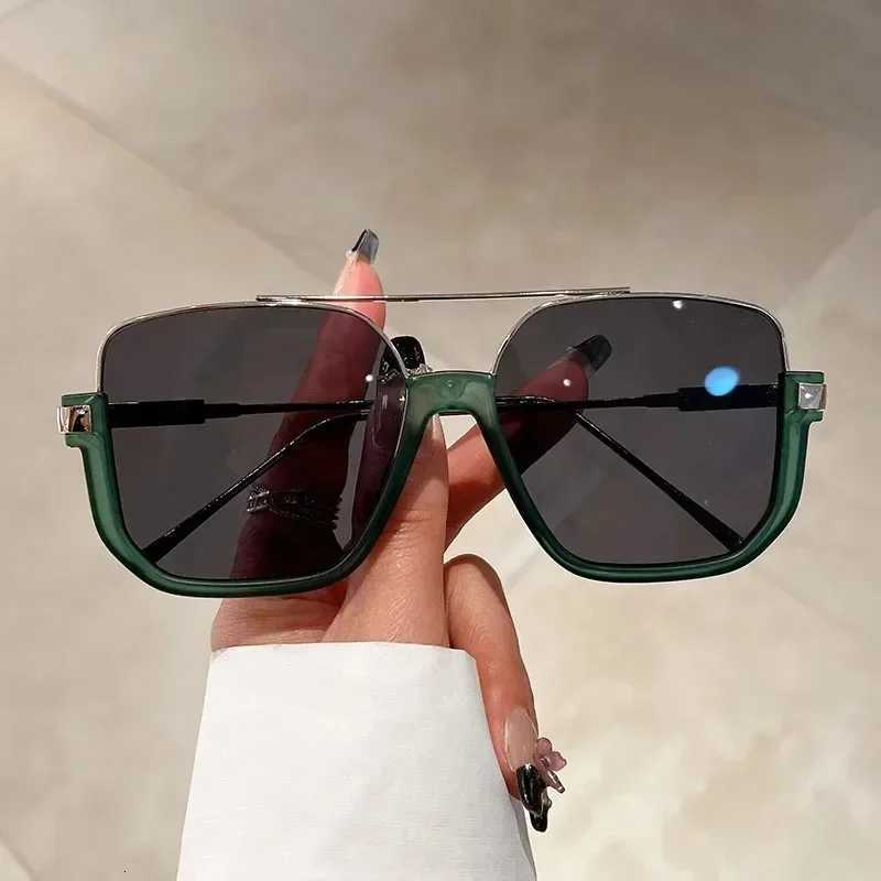 Trendy Polygonal Punk Sunglasses Oversized Gogg Advanced Sense One Piece Large Fe Sunglasses New Steampunk Eyewear UV400 W250709