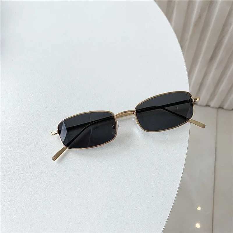 New Small Fe Rectang Sunglasses Wens Brand Designer Square Sunglasses Mens Vintage Eyewear UV400 Sunglasses W250709