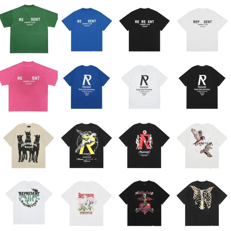 designer t shirt mens representer shirt fashion brands tops casual shirt luxurys clothing street tees