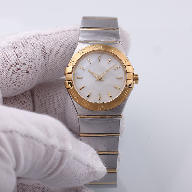Designer Womens Watch 28MM Quartz Movement Luxury Watch Stainless Steel Material Compact and Exquisite Womens Watch Exquisite Gift