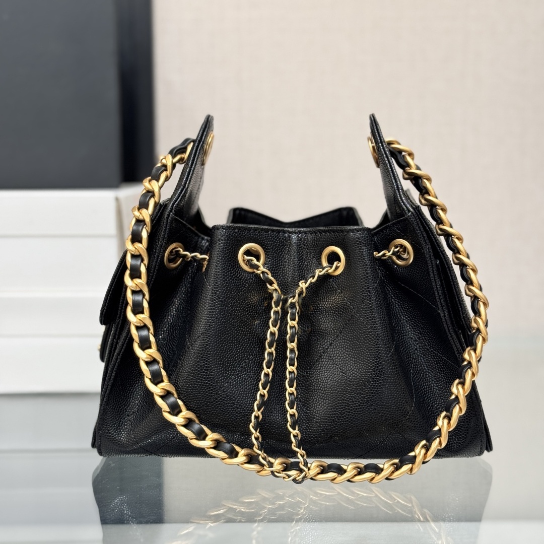 mirror quality designer bag mini 12A luxury handbag chain drawstring handbag small tote purse shoulder bags with side pocket genuine leather women clutch wallet