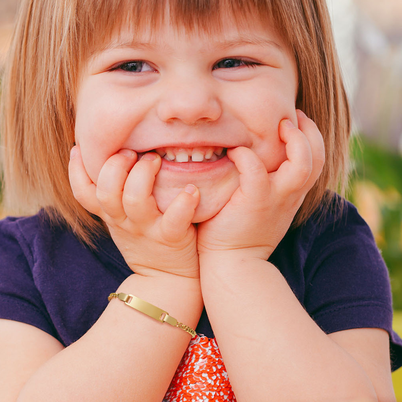 Free Custom Bracelet For Baby Engravable Butterfly Heart Name Bracelets Personalized Stainless Steel Mesh Chain Adjustable 250327