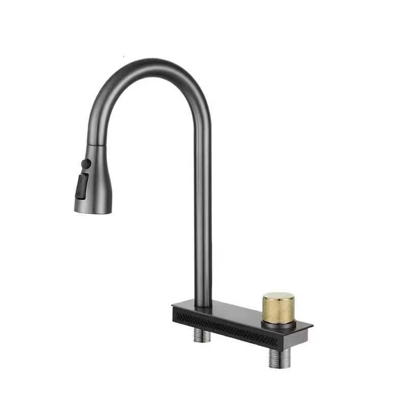 Integrated digital display multi-functional faucet workbench
