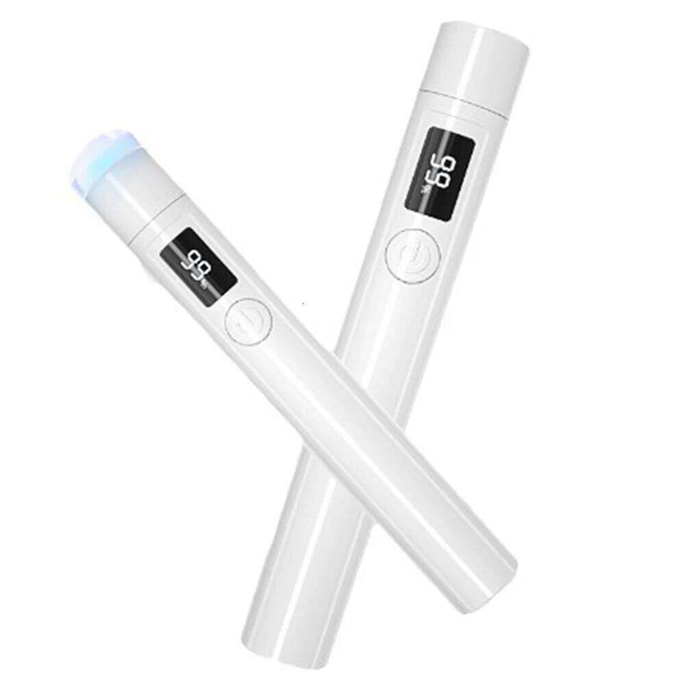 White Mini Handheld with Stand USB Rechargeable Nail UV Light Fast Curing for Gel Nails Portable Lamp X250710