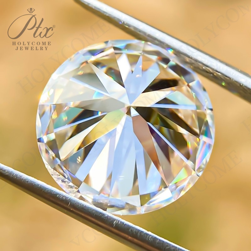 Factory White D Color VVS1 Loose Moissanite Diamonds 0.1~3 Carat High Quality 8 Hearts 8 Arrows Loose Moissanite Stones with GRA Certificates