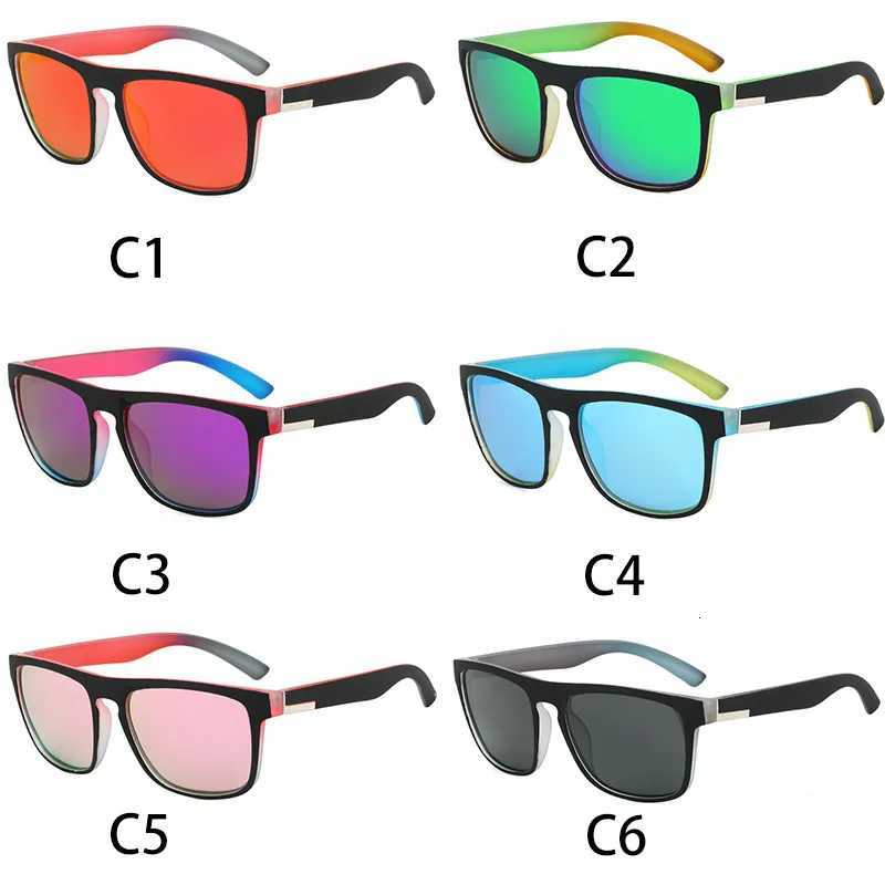 Square Gradient Mutipcolor Polari Sunes Anti Glare Sun S For Summer Party Vacation Travel Driving Fishing W250709