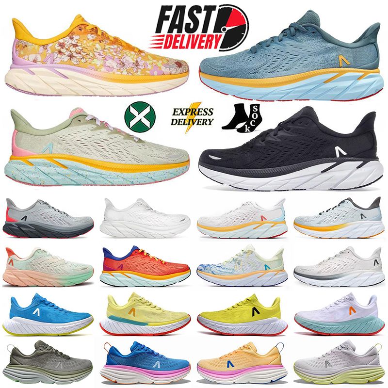 HOKAsneakers One One Men Women Casual Shoes Designer Athletic Running Shoes Clifton 9 Bondi 8 Sneakers x2 x3 Outdoor Jogging Plate-forme Loafers Chaussures Trainers