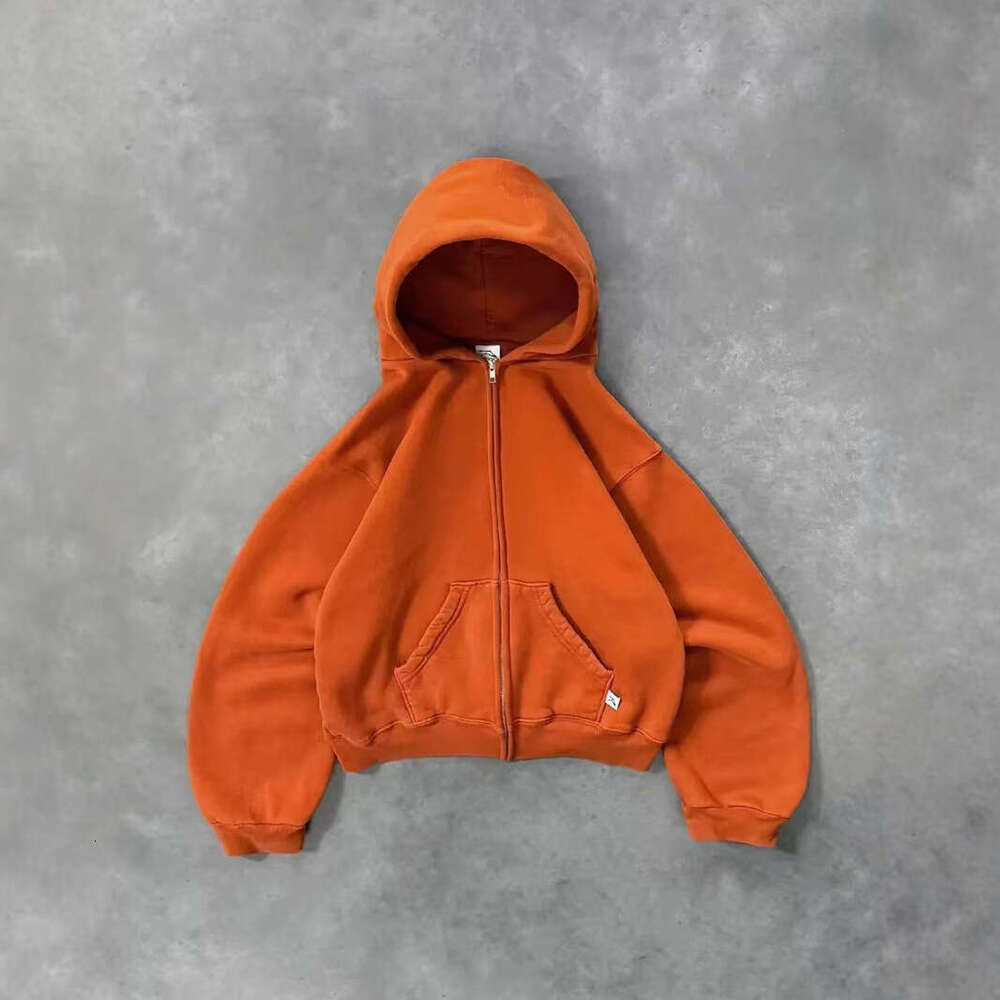 Spring Autumn Hooded Zipper Long Sleeve Sports Casual Sweatshirt For Men And Women B5