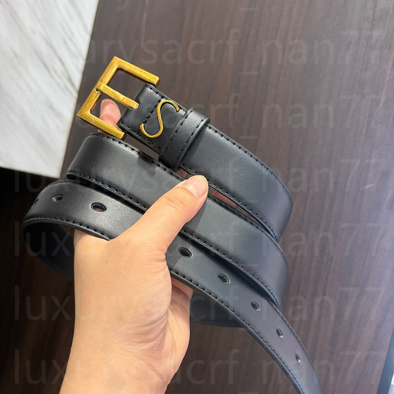 Luxury Designer Belt classic square buckle genuine styles bright alligator embossed leather unisex letter belt