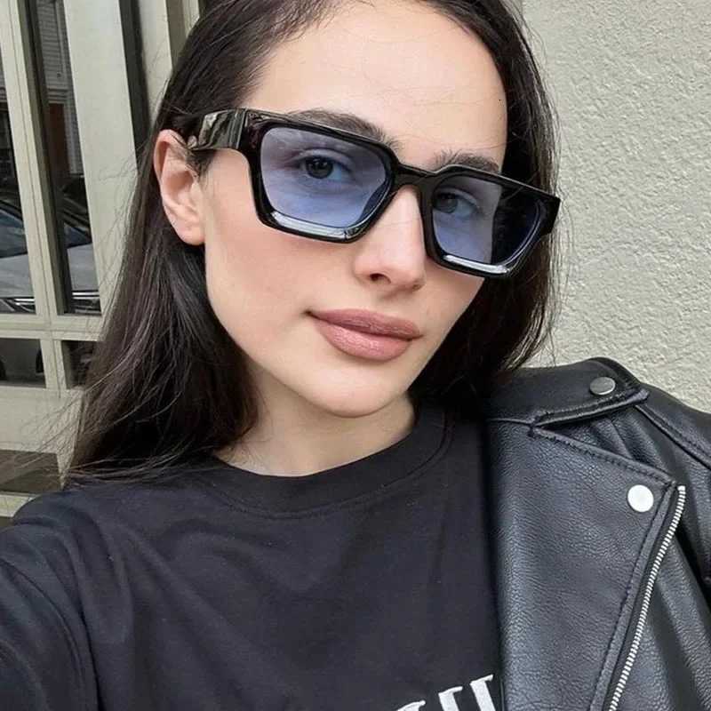 Square Vintage Sunglasses Men Women Fashion Punk Retro Brand Designer Sunglasses Driving Sunglasses UV400 Goggles S W250709