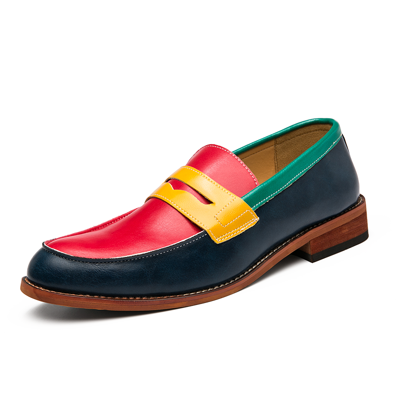 2022- New versatile casual British men's shoes, Korean version men's shoes, British small leather shoes, trendy pointed hairstylists, one fo